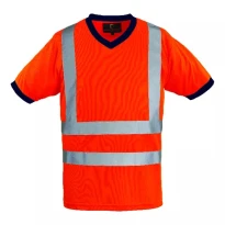 Camiseta de trabajo Coverguard manga corta Yard 7YAVO Alta visibilidad
