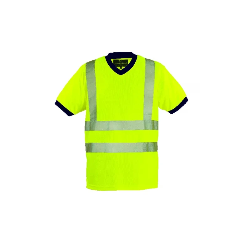 Camiseta de trabajo Coverguard manga corta Yard 7YAVO Alta visibilidad