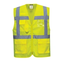 Chaleco de Trabajo Portwest ES376 Alta Visibilidad Multibolsillos