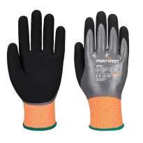 12 piezas - Guantes de Trabajo Portwest AP51 Anticorte Recubiertos de Nitrilo 2