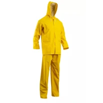 10 Piezas - Mono de Trabajo Coverguard PVC Set MO50200 Impermeable 2