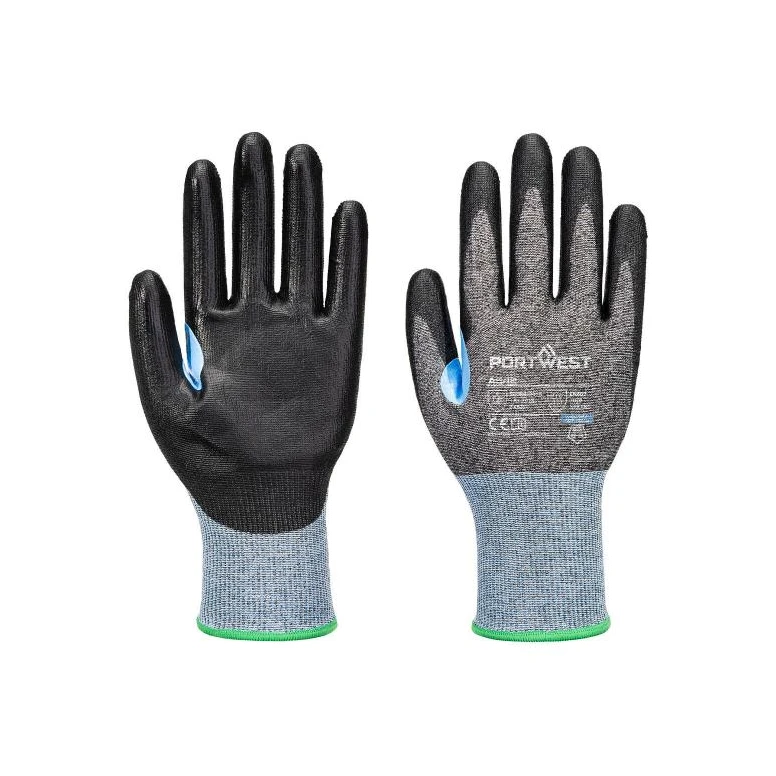 12 piezas - Guantes de trabajo Portwest A642 anticorte recubiertos en PU