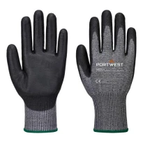 12 piezas – guantes de trabajo Portwest AB664 anti-corte revestidos en PU 2