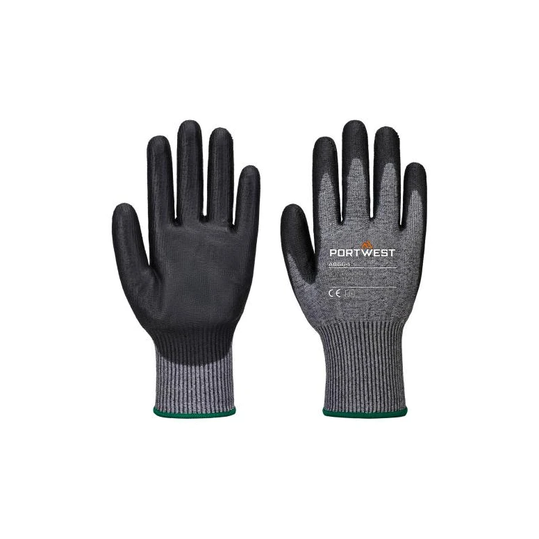 12 piezas – guantes de trabajo Portwest AB664 anti-corte revestidos en PU