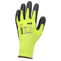 10 Pares - Guantes de Trabajo Coverguard en Látex Eurocut Strong L440 1CHLD00 Anticorte