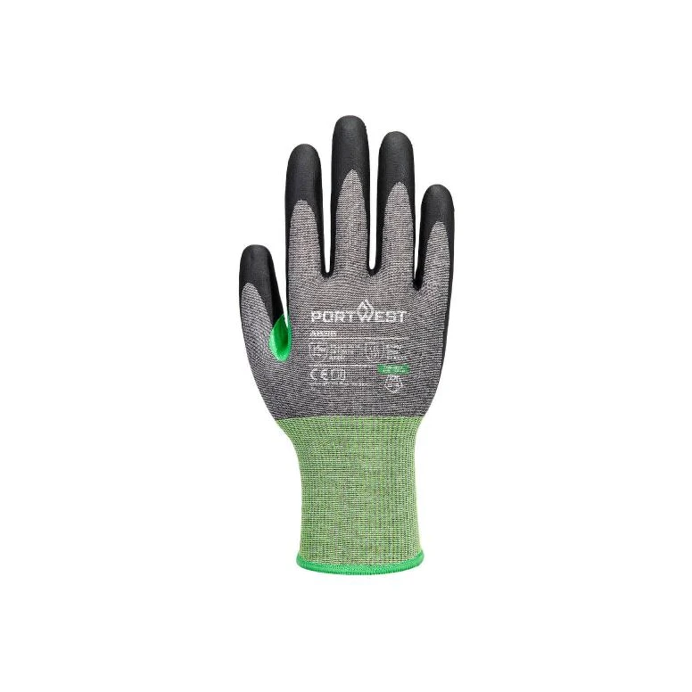 12 piezas - Guantes de trabajo Portwest A636 anti corte recubiertos en nitrilo