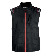 Chaleco de trabajo Sparco PARAMOUNT con interior de forro polar acolchado invernal Multibolsillos - negro
