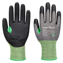 12 piezas - Guantes de trabajo Portwest A636 anti corte recubiertos en nitrilo