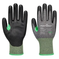 12 piezas - Guantes de trabajo Portwest A638 anti corte recubiertos en PU