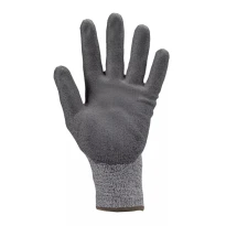 12 Pares - Guantes de Trabajo Coverguard en Poliuretano Eurocut 1CRAG anticorte