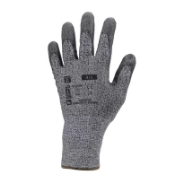 12 Pares - Guantes de Trabajo Coverguard en Poliuretano Eurocut 1CRAG anticorte