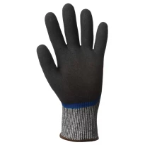 5 pares - Guantes de trabajo Coverguard de nitrilo Eurocut N505 1CRAN Anticorte