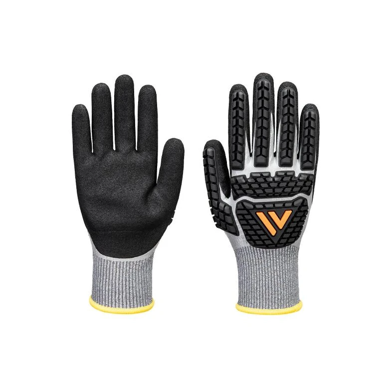 12 Piezas - Guantes de Trabajo Portwest AP54 Anticorte Anticalor Recubiertos de Nitrilo