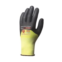 5 pares - Guantes de trabajo Coverguard de nitrilo Eurocut 1CRBF anticorte