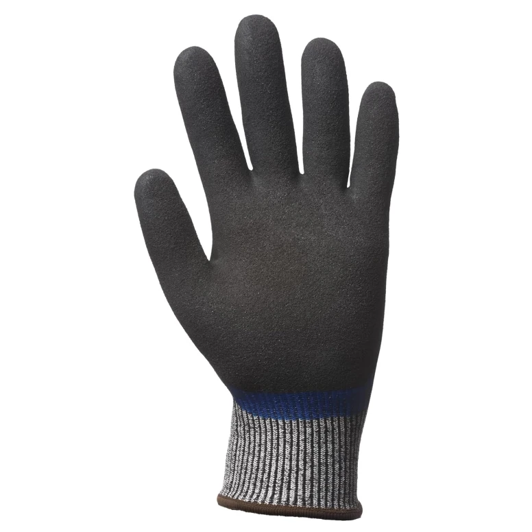 5 pares - Guantes de trabajo Coverguard de nitrilo Eurocut 1CRFN Anticorte