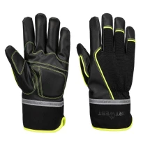 12 Piezas - Guantes de Trabajo Portwest A753 Acolchados Impermeables Invernales