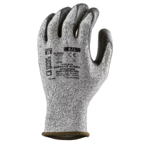 5 pares - Guantes de trabajo Coverguard de látex Eurocut 1CRLB0P