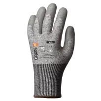 5 pares - Guantes de trabajo Coverguard de poliuretano Eurocut 1CRPG riesgos mecánicos