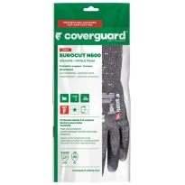 5 pares - Guantes de trabajo Coverguard de nitrilo Eurocut 1CRUF0 anti-corte