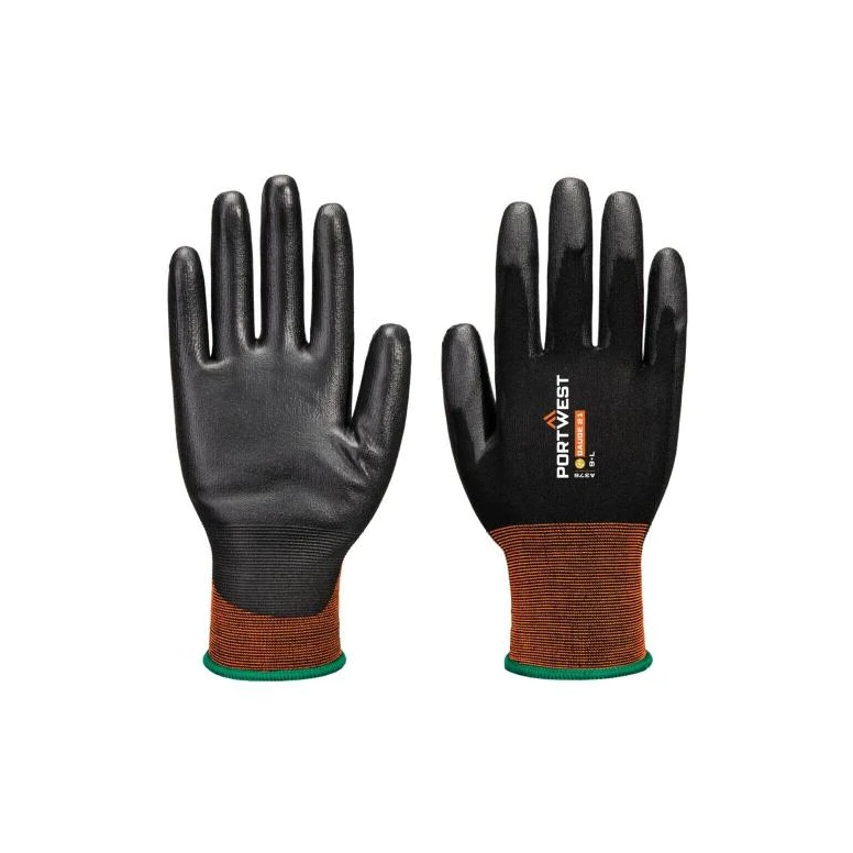 12 Piezas - Guantes de Trabajo Portwest A376 Transpirables Anticalor Recubiertos PU