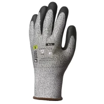 5 Pares - Guantes de Trabajo Coverguard de Nitrilo Eurocut 1CRVG anticorte