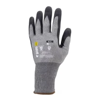 5 Pares - Guantes de Trabajo Coverguard de Nitrilo Eurocut 1CUCC00 anticorte