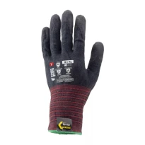10 Pares - Guantes de Trabajo Coverguard de Nitrilo Eurocut 1CUFF00 anti-corte