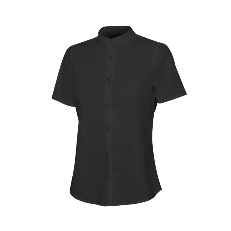 Camisa coreana de trabajo de manga corta Elástica Velilla Mujer 405014S
