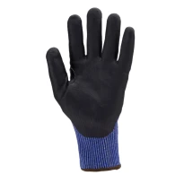 5 Pares - Guantes de Trabajo Coverguard de Nitrilo Eurocut 1CUNC00 Anticorte