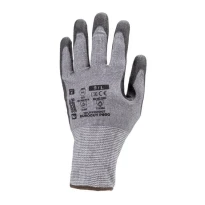 10 Pares - Guantes de Trabajo Coverguard de Poliuretano Eurocut 1CUPC00 Anticorte