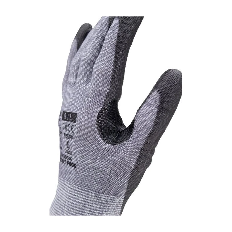 10 Pares - Guantes de Trabajo Coverguard de Poliuretano Eurocut 1CUPC00 Anticorte