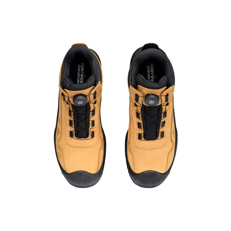 Botas de Seguridad Portwest S3S HRO SR SC FO FC39 Altas Cierre Boa