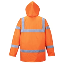 Chaqueta de Trabajo Portwest Alta Visibilidad RT30 Multibolsillos Impermeable