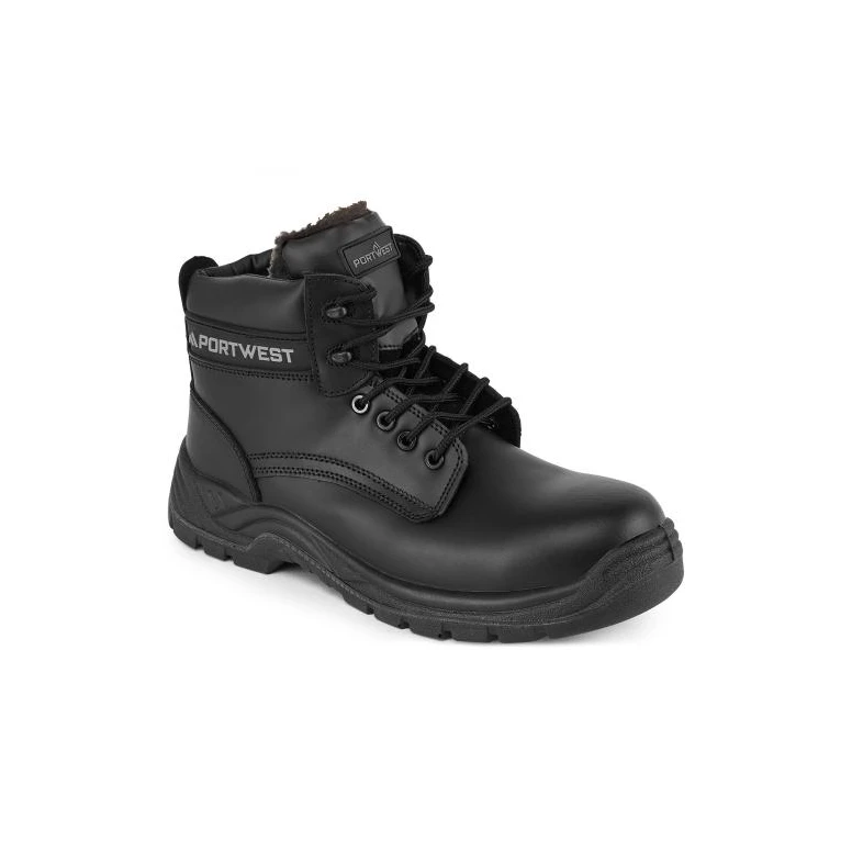 Botas de seguridad Portwest S3 SR FC12 altas, metal free forrada