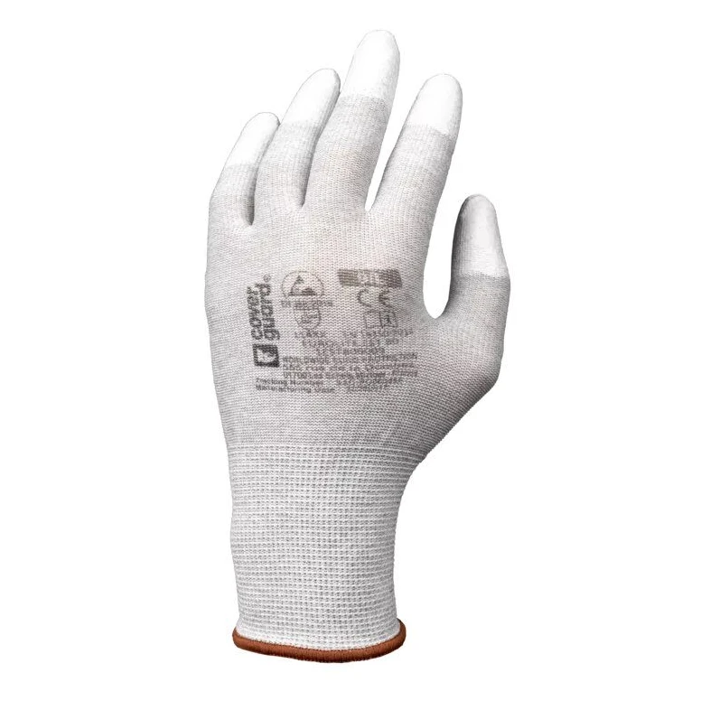10 Pares - Guantes de Trabajo Coverguard de Poliuretano Eurolite 1EST800 Riesgos Mecánicos