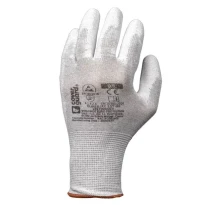 10 Pares - Guantes de Trabajo Coverguard de Poliuretano Eurolite 1EST900 Riesgos Mecánicos