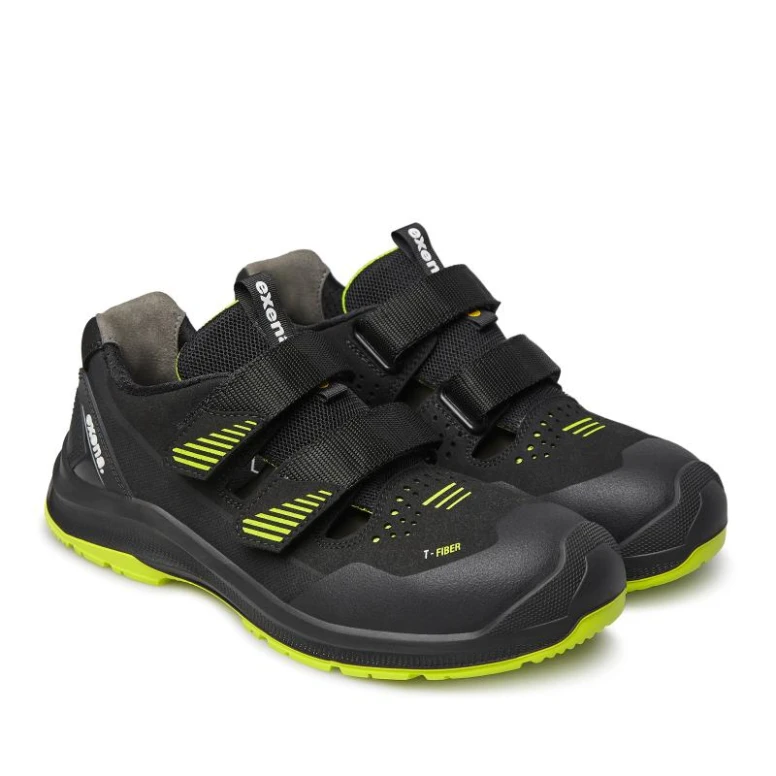 Sandalias de seguridad Exena Solana S1 PL FO SR ESD bajas sin metal