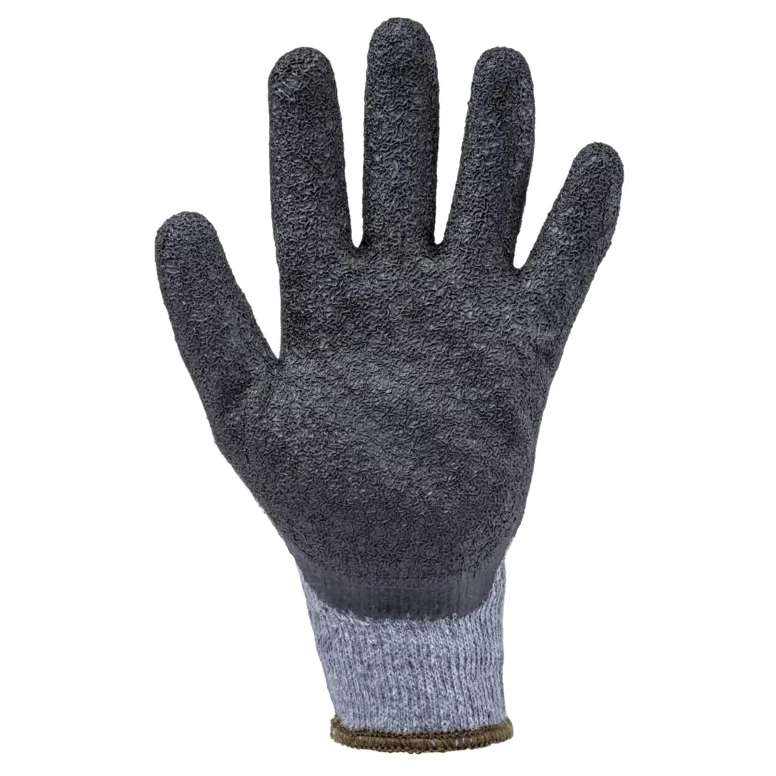 10 Pares - Guantes de Trabajo Coverguard de Látex Eurostrong 1LAGB Riesgos Mecánicos