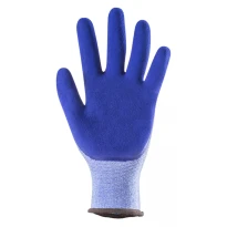 5 Pares - Guantes de Trabajo Coverguard de Látex Eurolite 1LASB0P Riesgos Mecánicos 2