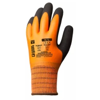 5 Pares - Guantes de Trabajo Coverguard de Látex Eurowinter 1LAWO Antifrío