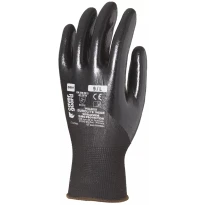 12 Pares - Guantes de Trabajo Coverguard de Nitrilo Eurolite 1NIAB Riesgos Mecánicos