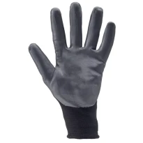 12 Pares - Guantes de Trabajo Coverguard de Nitrilo Eurolite 1NIAB Riesgos Mecánicos