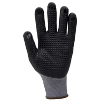 10 pares - Guantes de trabajo Coverguard de nitrilo Eurolite 1NIDP00 Riesgos mecánicos