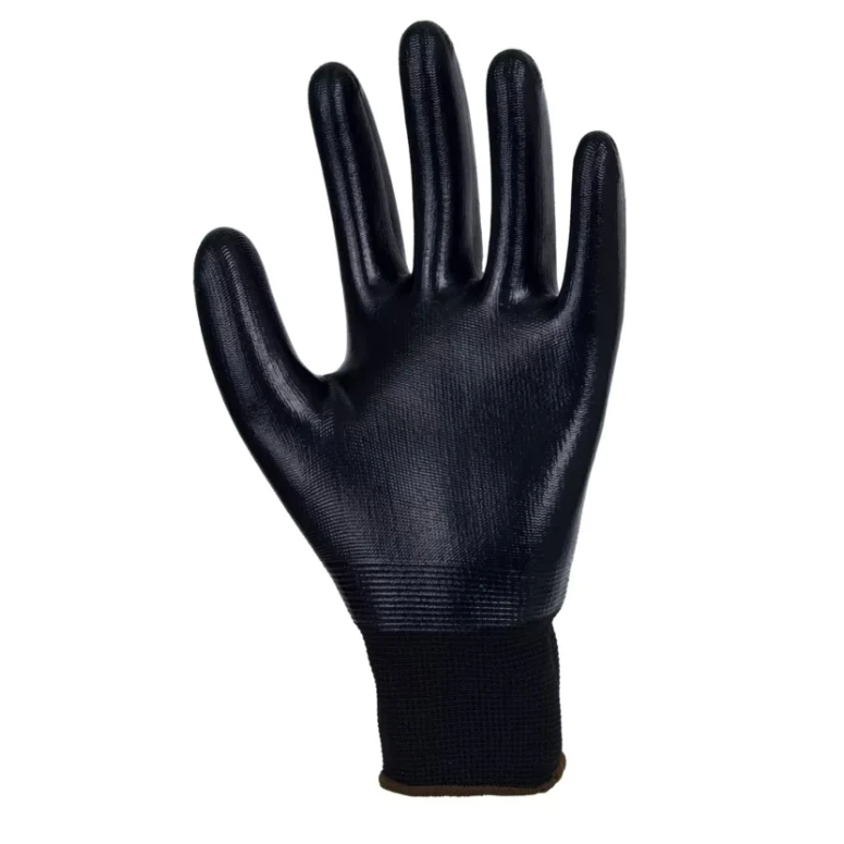 12 pares - Guantes de trabajo Coverguard de nitrilo Eurolite 1NISB00 riesgos mecánicos