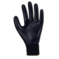 12 pares - Guantes de trabajo Coverguard de nitrilo Eurolite 1NISB00 riesgos mecánicos