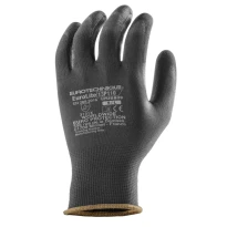 Set de 5 guantes de trabajo Coverguard de poliuretano Eurolite 1PUBB5P riesgos mecánicos