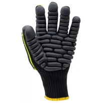 6 Pares - Guantes de Trabajo Coverguard de Látex Eurostrong 1VIBL00 Riesgos Mecánicos