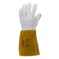 10 Pares - Guantes de Trabajo Coverguard de Cuero Euroweld 1WEL10 Soldador