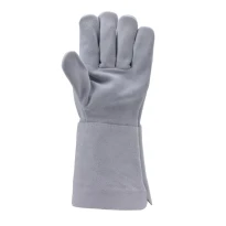 10 Pares - Guantes de trabajo Coverguard de cuero Euroweld 1WEL14 para soldador