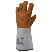 10 Pares - Guantes De Trabajo Coverguard De Cuero Euroweld 1WEL25 Soldador